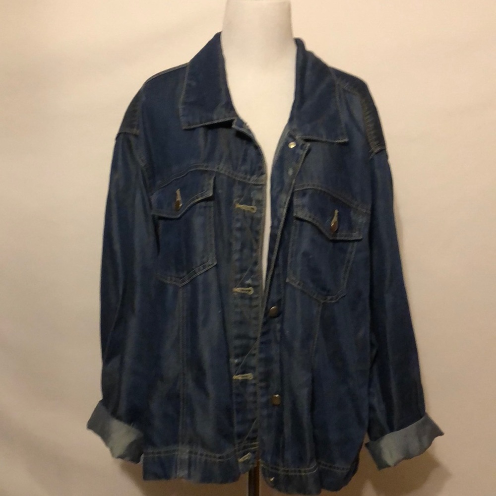 Coldwater creek lightweight denim jacket XL